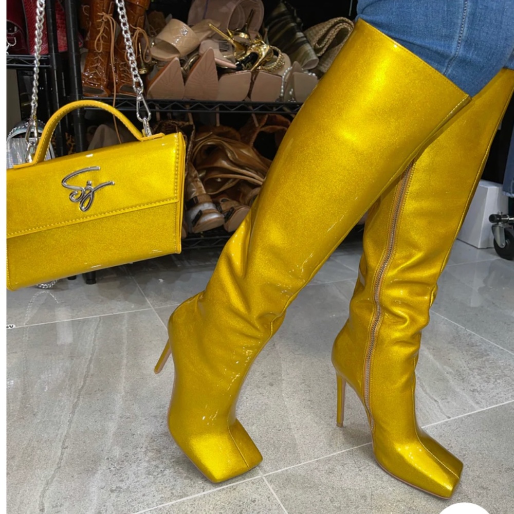Shane Justin Yellow Bandit Boots